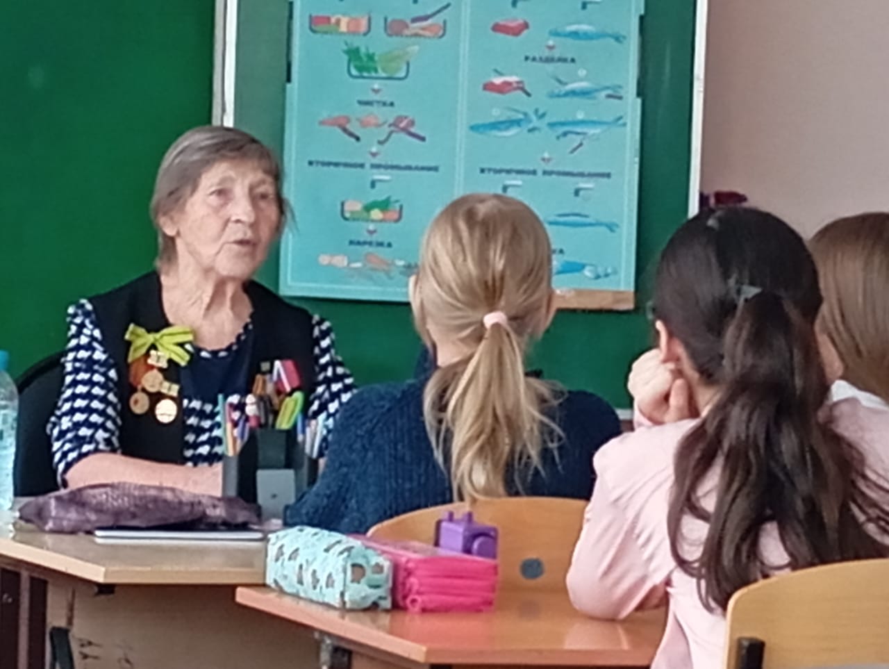 Встреча с поэтессой -блокадницей.